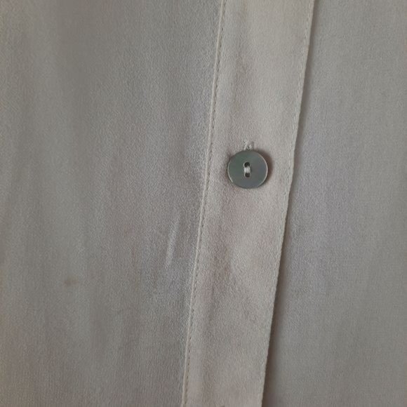 Eileen Fisher Silk Mandarin Collar Button Down Tunic - Picture 9 of 16